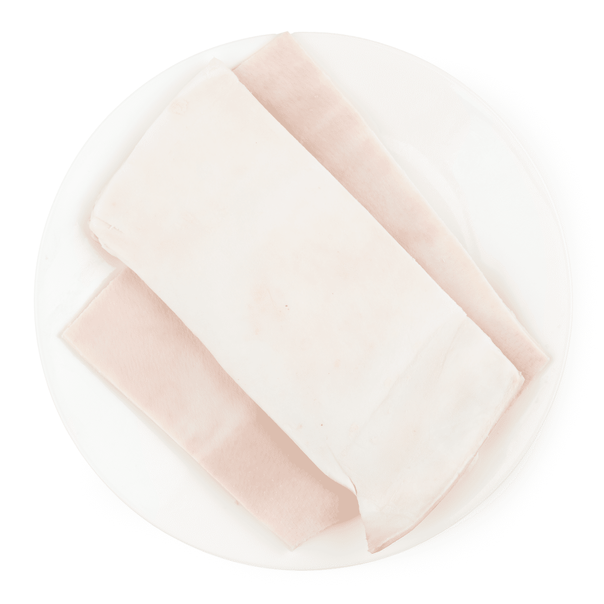 Pork Back Fat (Skin-on), Frozen 1 lb