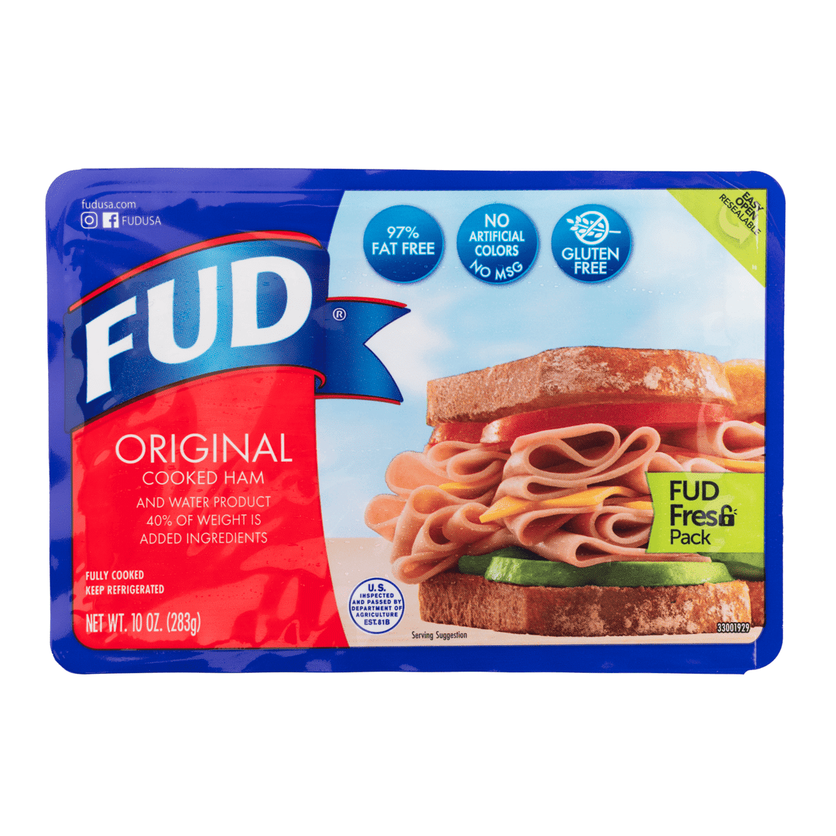 Fud Original Cooked Ham 10 oz