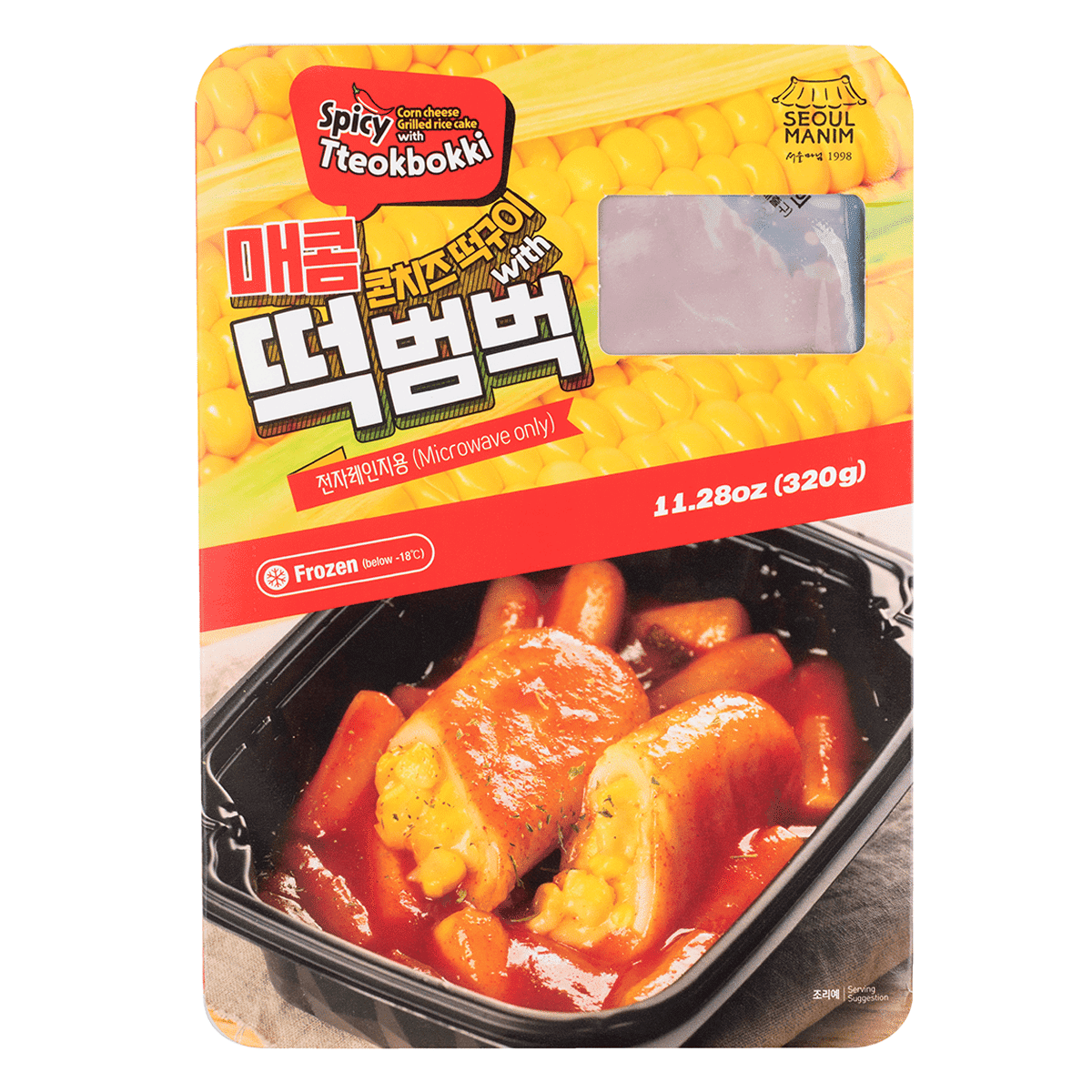 서울마님 매콤 콘치즈 떡구이 320 그램