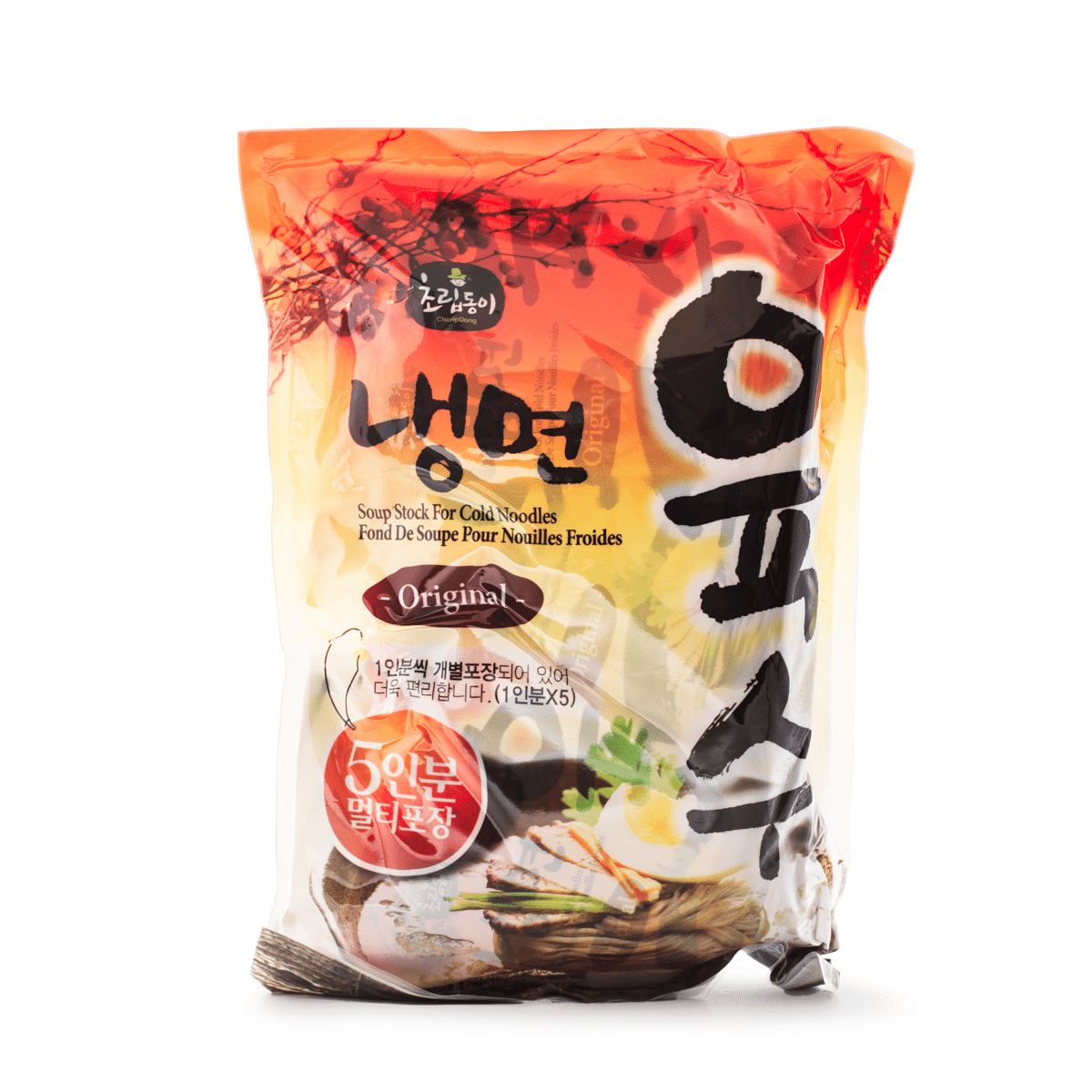 초립동이 냉면 육수 5팩 1750 그램