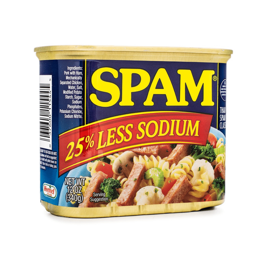 Spam 25% Less Sodium Lunch Meat 12 oz
