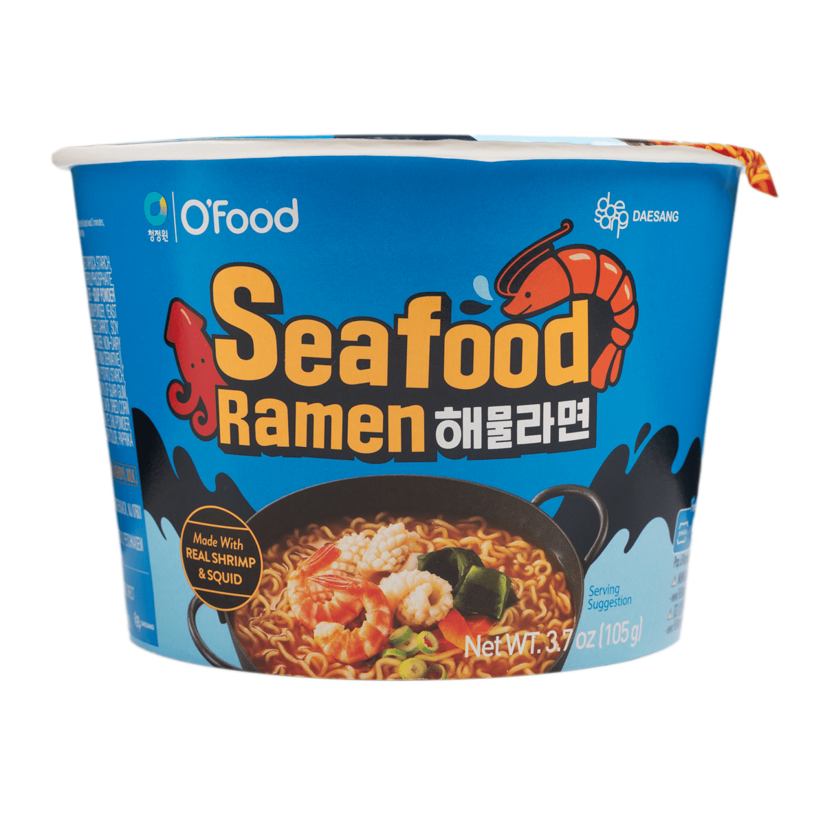 오푸드 해물라면컵 105 그램*6 팩
