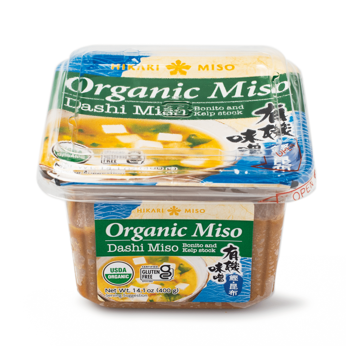 Miso Orgánico de Bonito y Kelp, Hikari 400 g