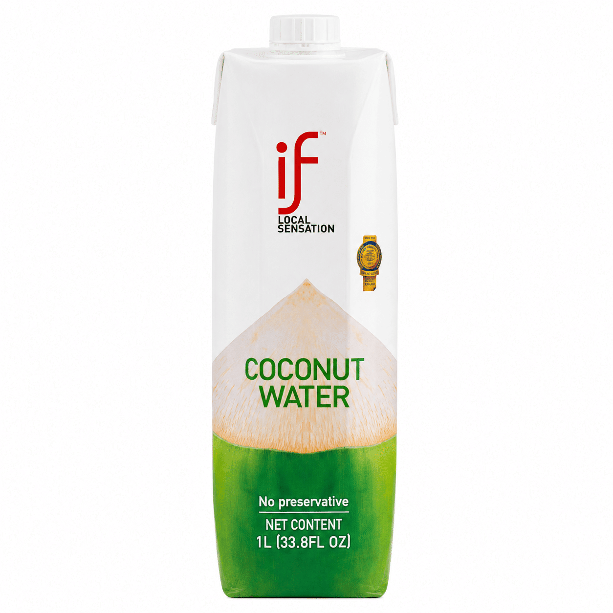 IF COCONUT WATER UHT - 100% Paper Box 1000 ml