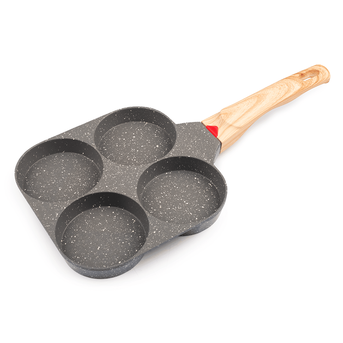 Four-Hole Omelet Pan Black 1 count