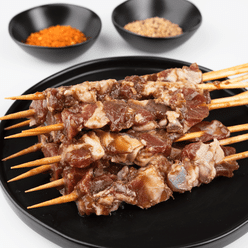 Marinated Lamb Kebabs with Seasoning for BBQ 12 oz