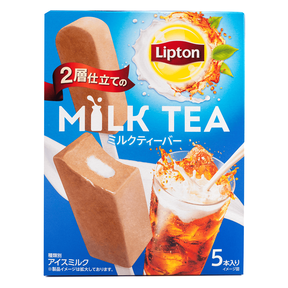 Morinaga Lipton 밀크티 아이스바 5개입 225 밀리리터