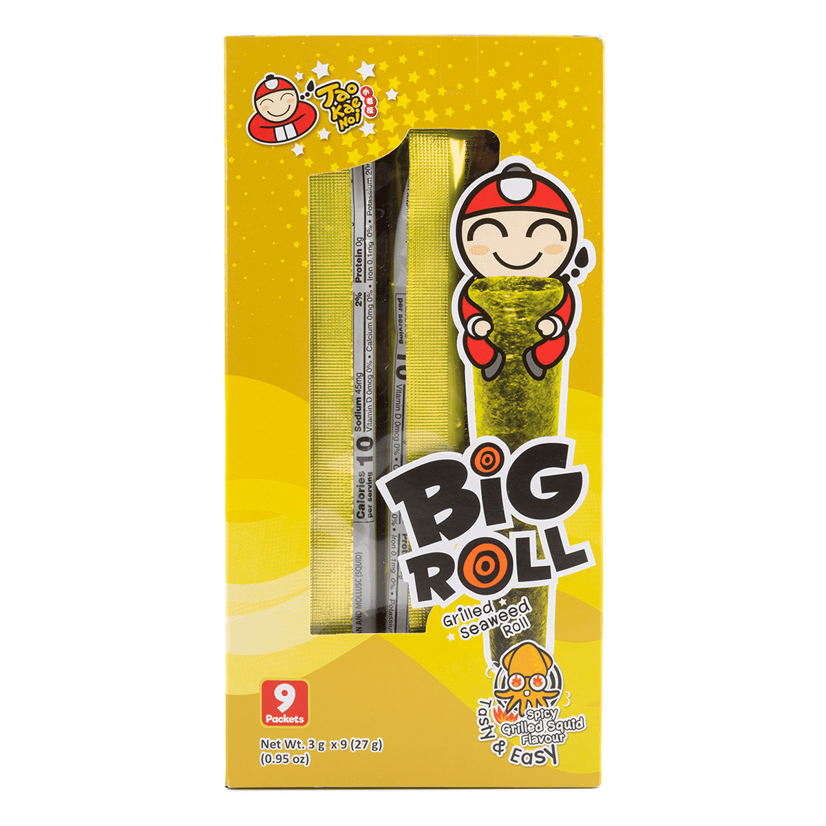 小老板 經典紫菜卷 香辣魷魚味 32.4 克