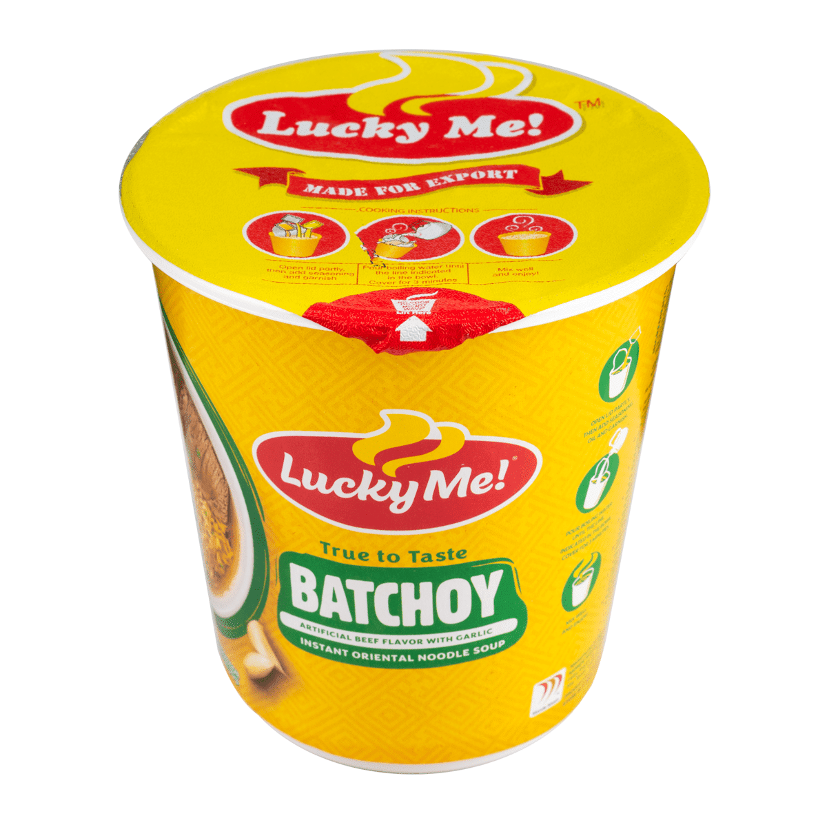 Lucky Me 라파즈 밧초이 컵라면 70 그램