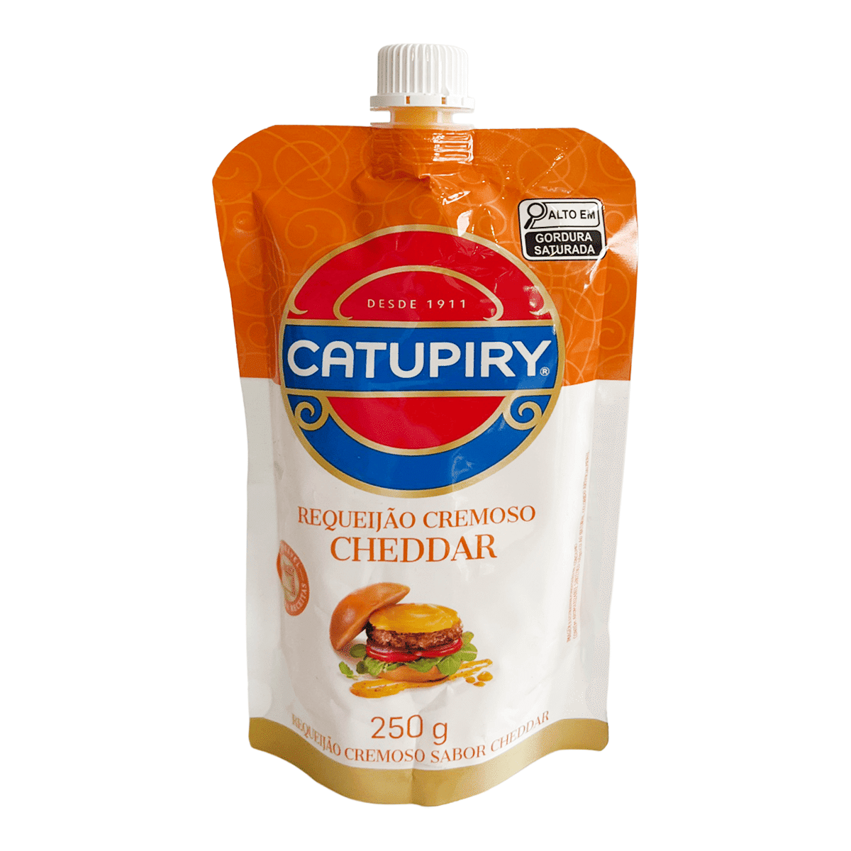 Queso cremoso sabor cheddar Catupiry en bolsa 250 gramo(s)