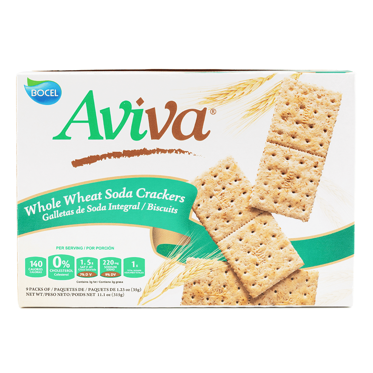 Aviva Whole Wheat Soda Crackers 11.1 oz