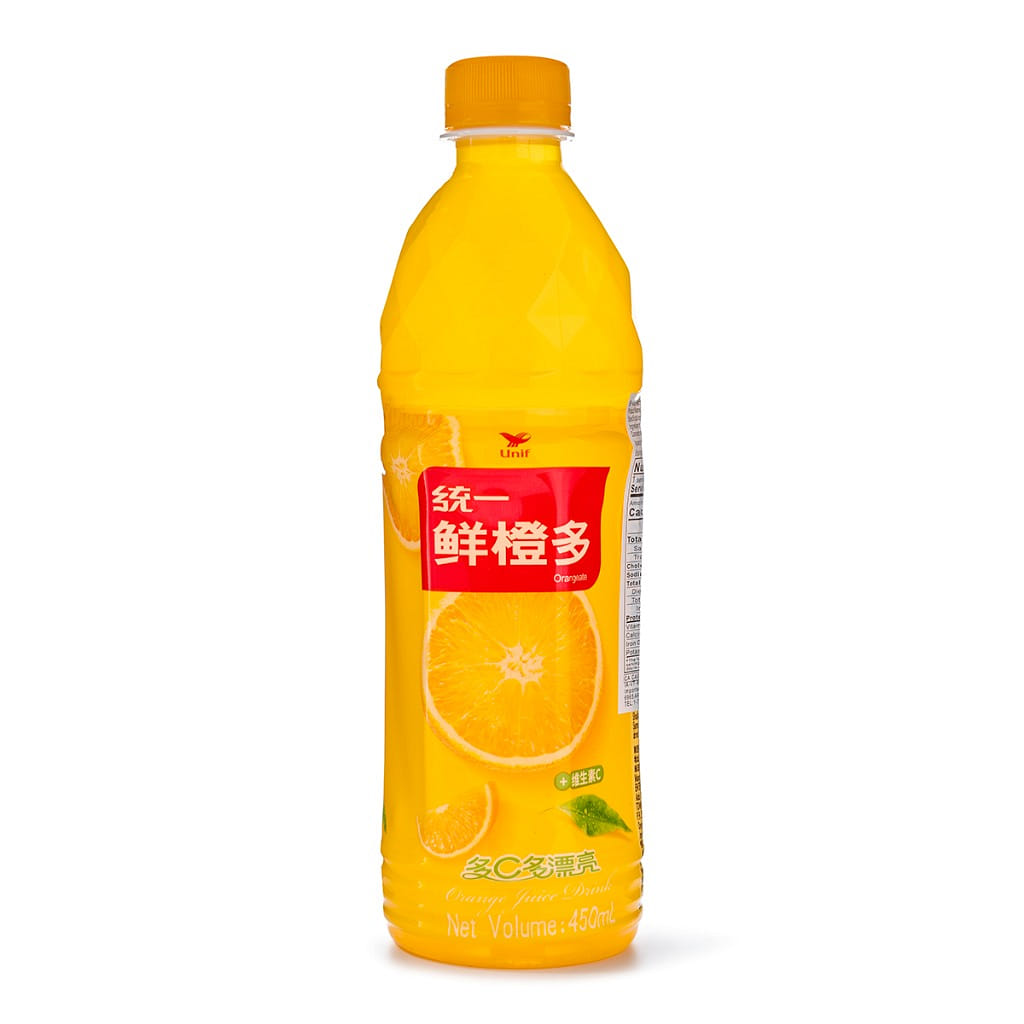 Unif 오렌지 주스 450 밀리리터*15 팩