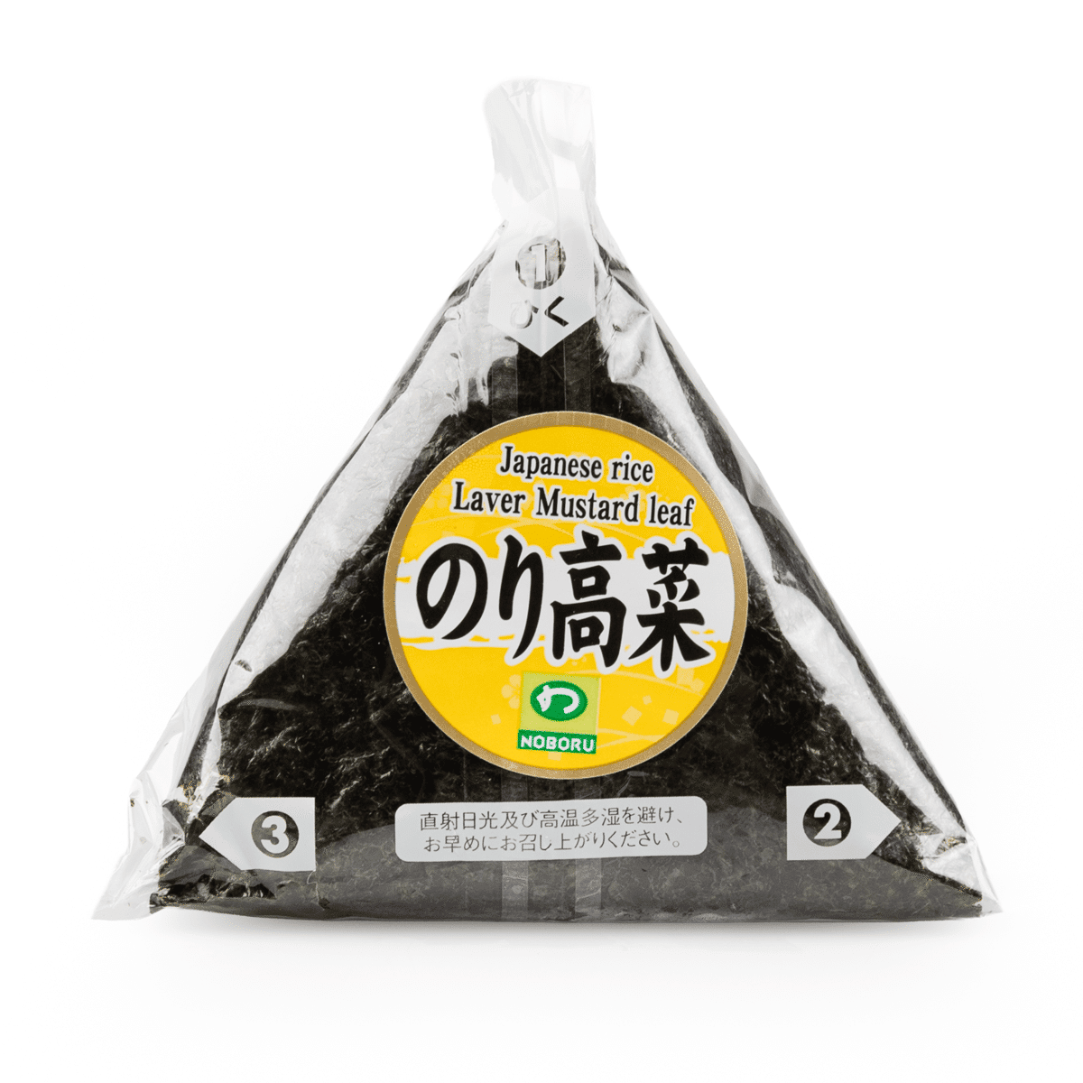 Noboru Onigiri Rice Ball Takana (Pickled Veggie), Frozen 100 g