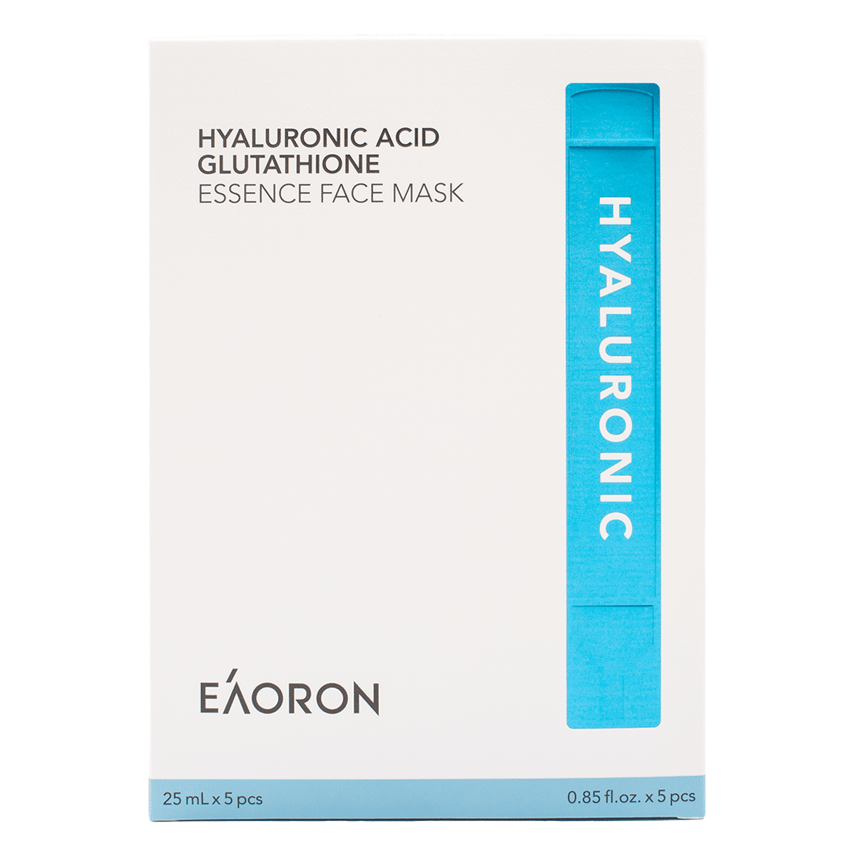 Eaoron ไฮยาลูโรนิก แอซิด คอลลาเจน มาสก์หน้าเติมความชุ่มชื้น 5 ชิ้น 1 กล่อง