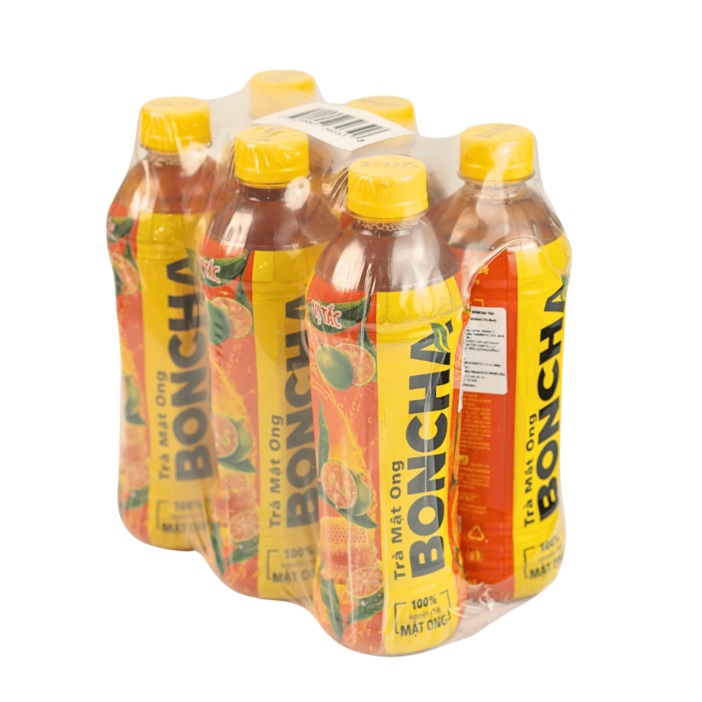 Boncha Honey Green Tea Kumquat Flavor (Pack of 6) 450 ml