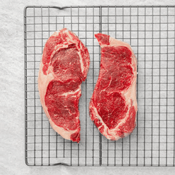 Grass Fed Black Angus Beef Ribeye Steak 2 pc 20 oz