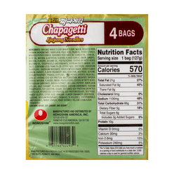 Nongshim Chapagetti Jjajang Noodles 127g*4 508 g
