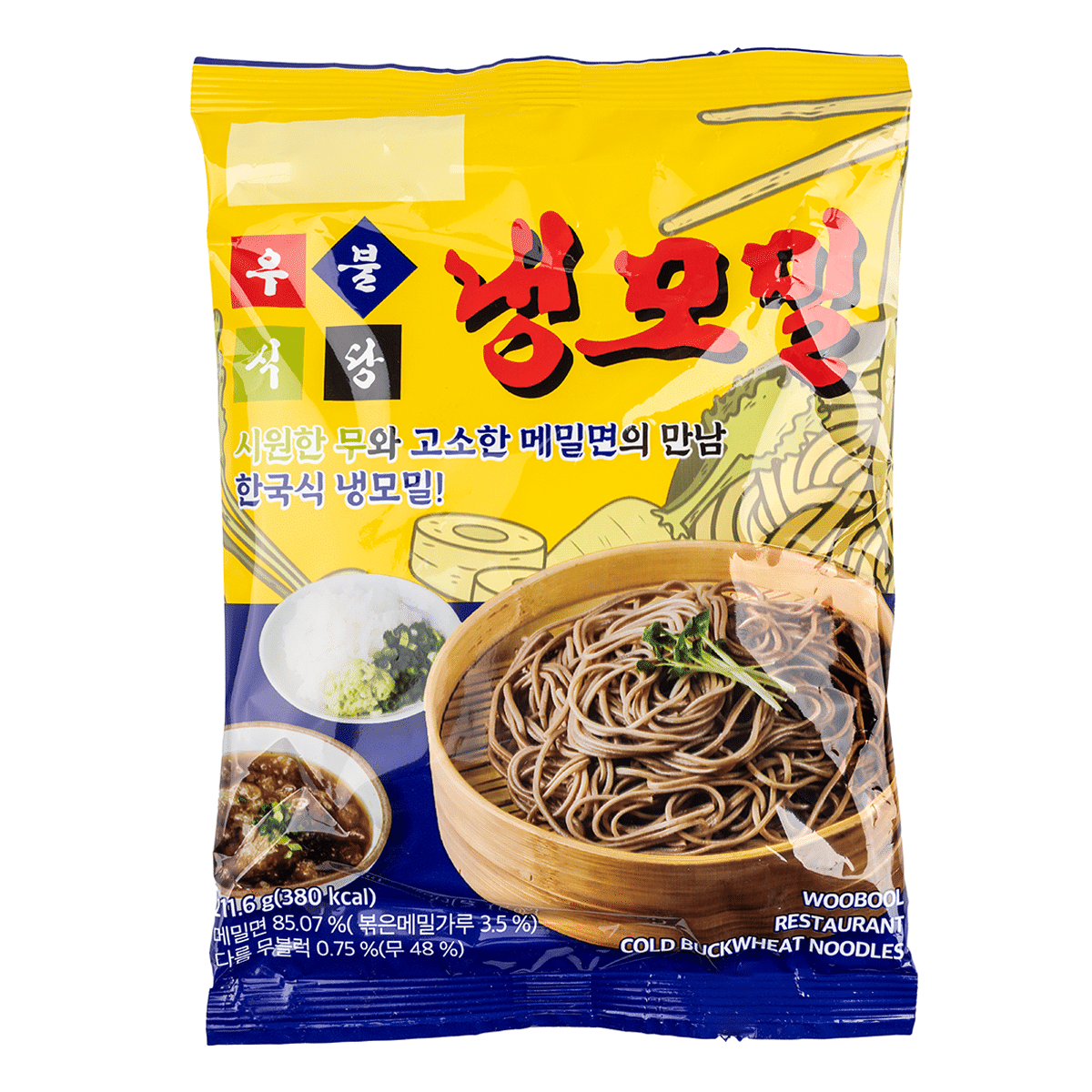 우불식당 냉모밀 211.6 그램*24 팩