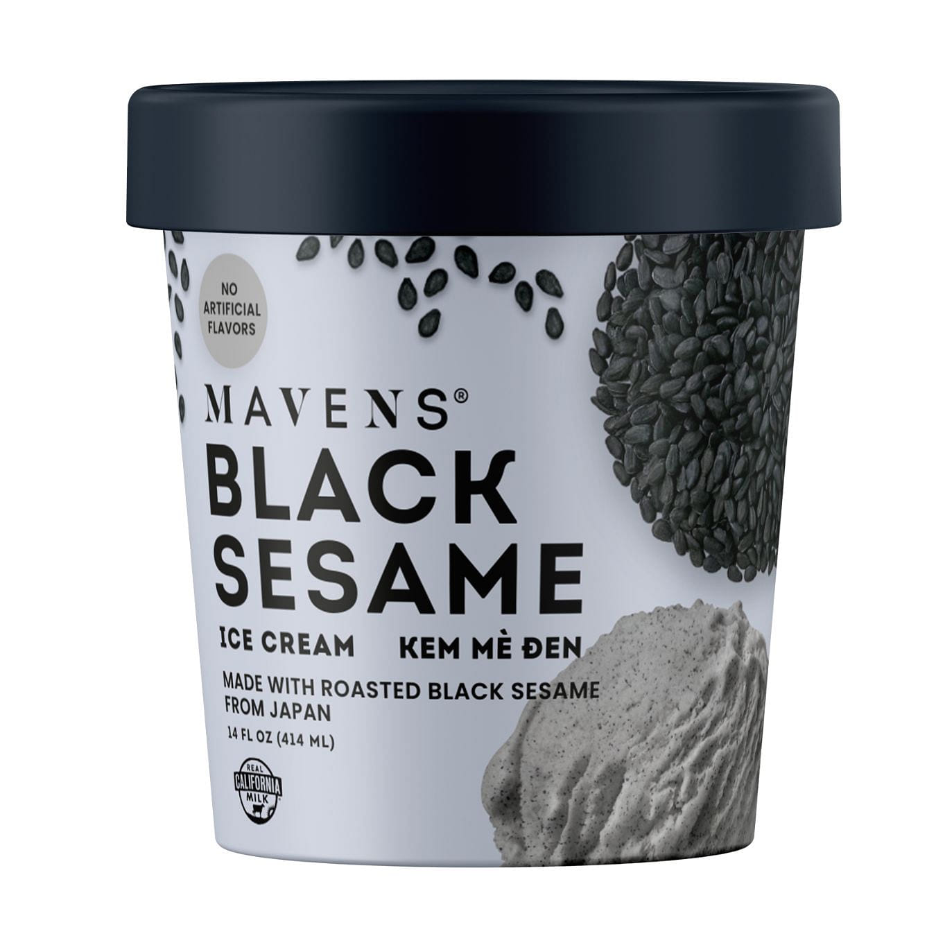 Mavens Helado de sésamo negro 14 onza(s) líquida(s)