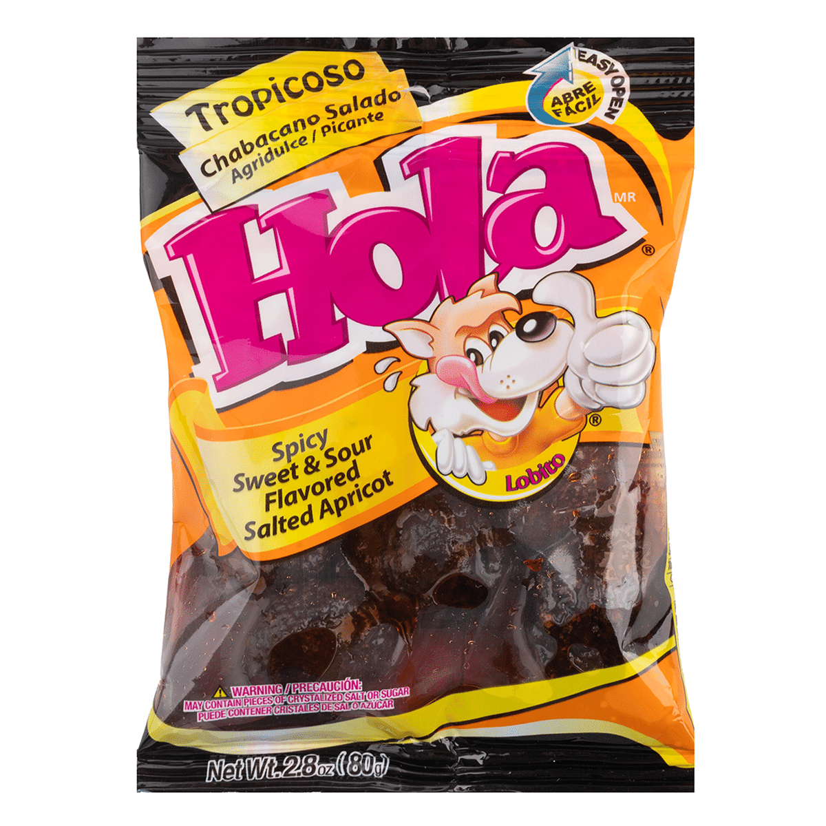 Hola 매콤달콤새콤한 소금에 절인 말린 살구 2.8 온스
