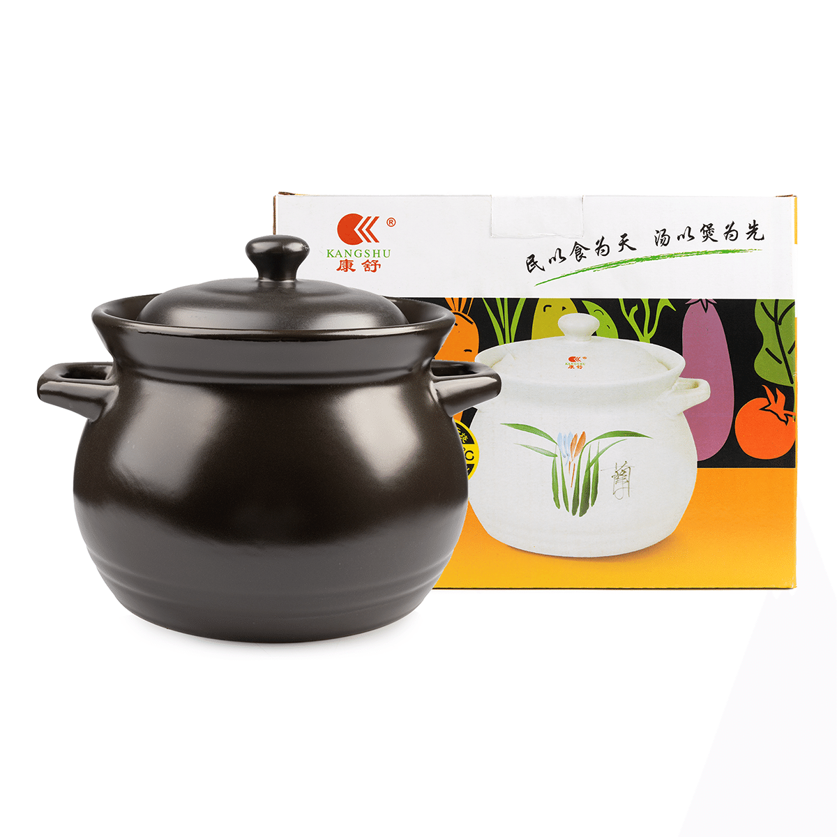 Kang Shu Ceramic Soup Pot 180oz 1 count