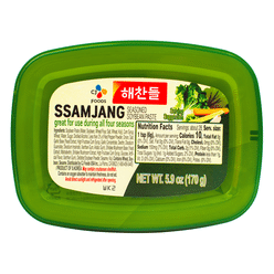 CJ Hot Pepper Paste 1kg + Free Ssamjang Seasoned Soy Bean Paste 170g 1 each
