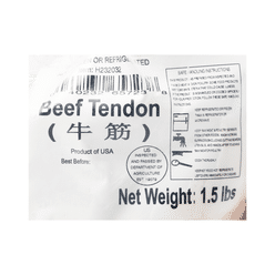 Frozen Beef Tendon 1.5 lb