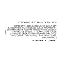 Island Pacific Galbi Marinated Beef Short Ribs ( Korean BBQ ) 3 lb