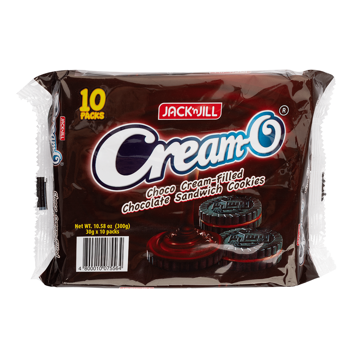 Jack 'n Jill Cream-O 초코 크림 샌드 쿠키 330 그램