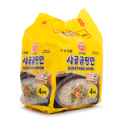 Otoki Instant Noodle with Beef Bone Soup, Gomtang Myon 110g*4 15.66 each