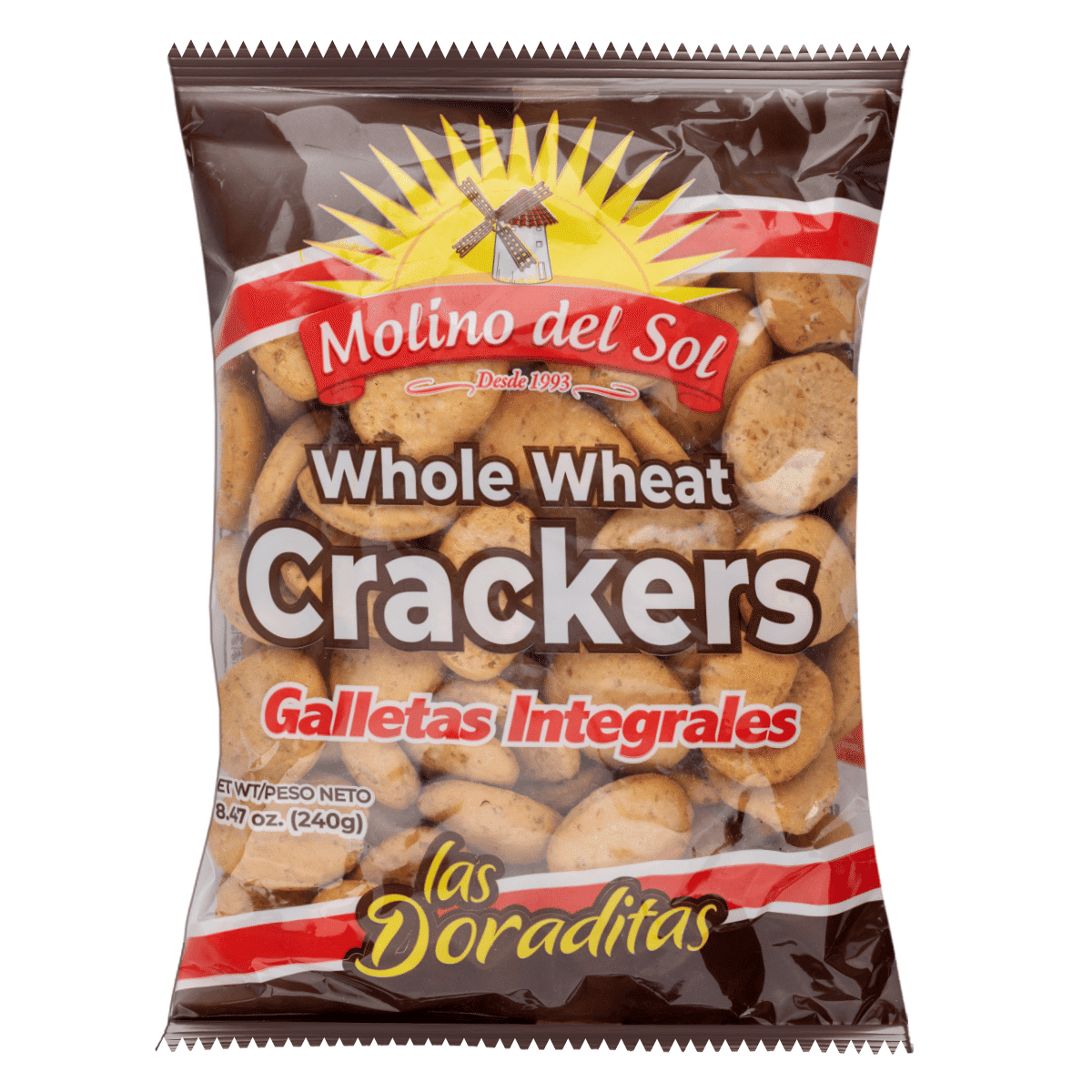 Molino de Sol Galletas Integrales 8.47 onza(s)