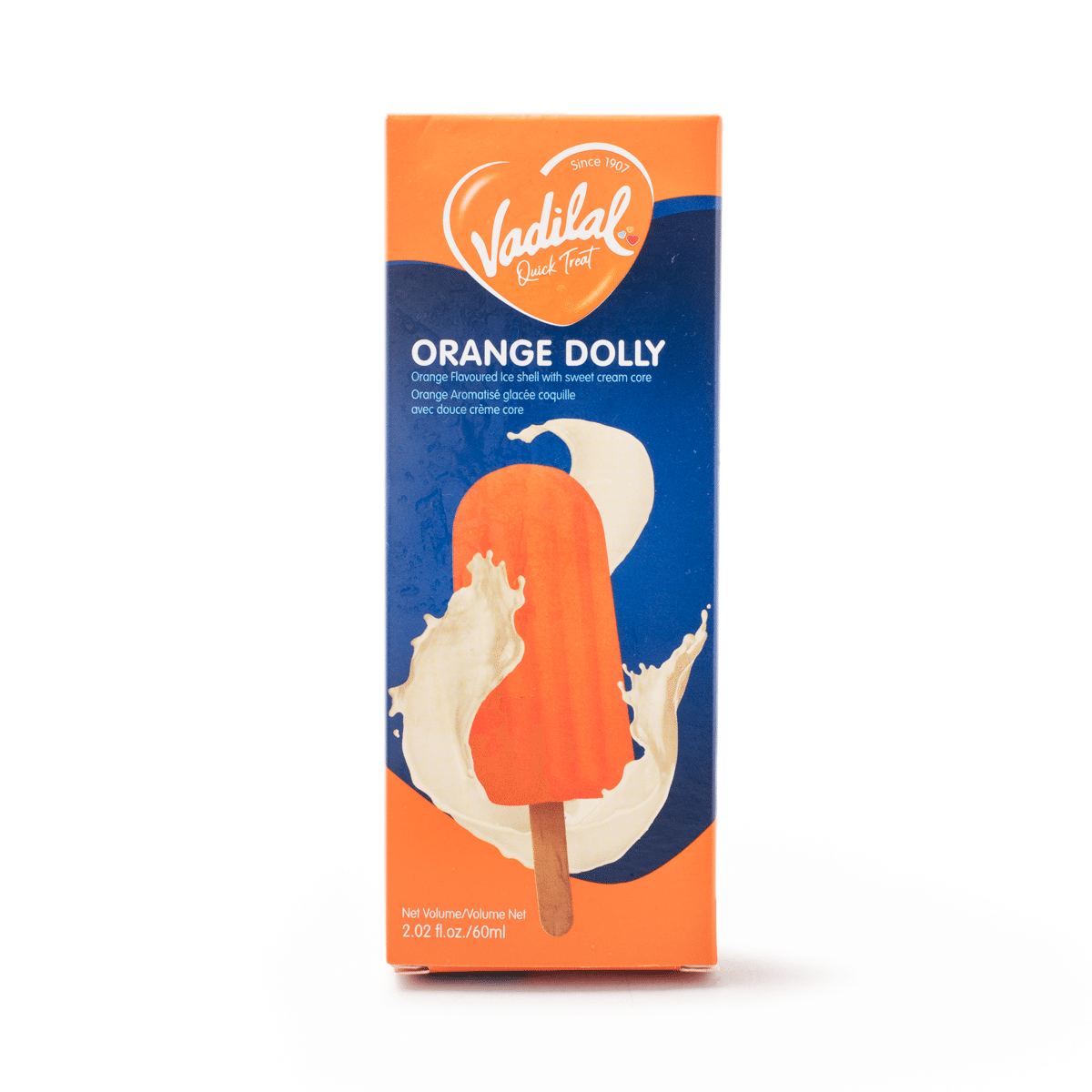 Vadilal Orange Dolly Ice Cream 2.05 fl.oz