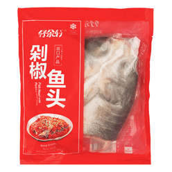 Haoyuxuan 홍고추 소스가 든 생선머리,Frozen ((640g))