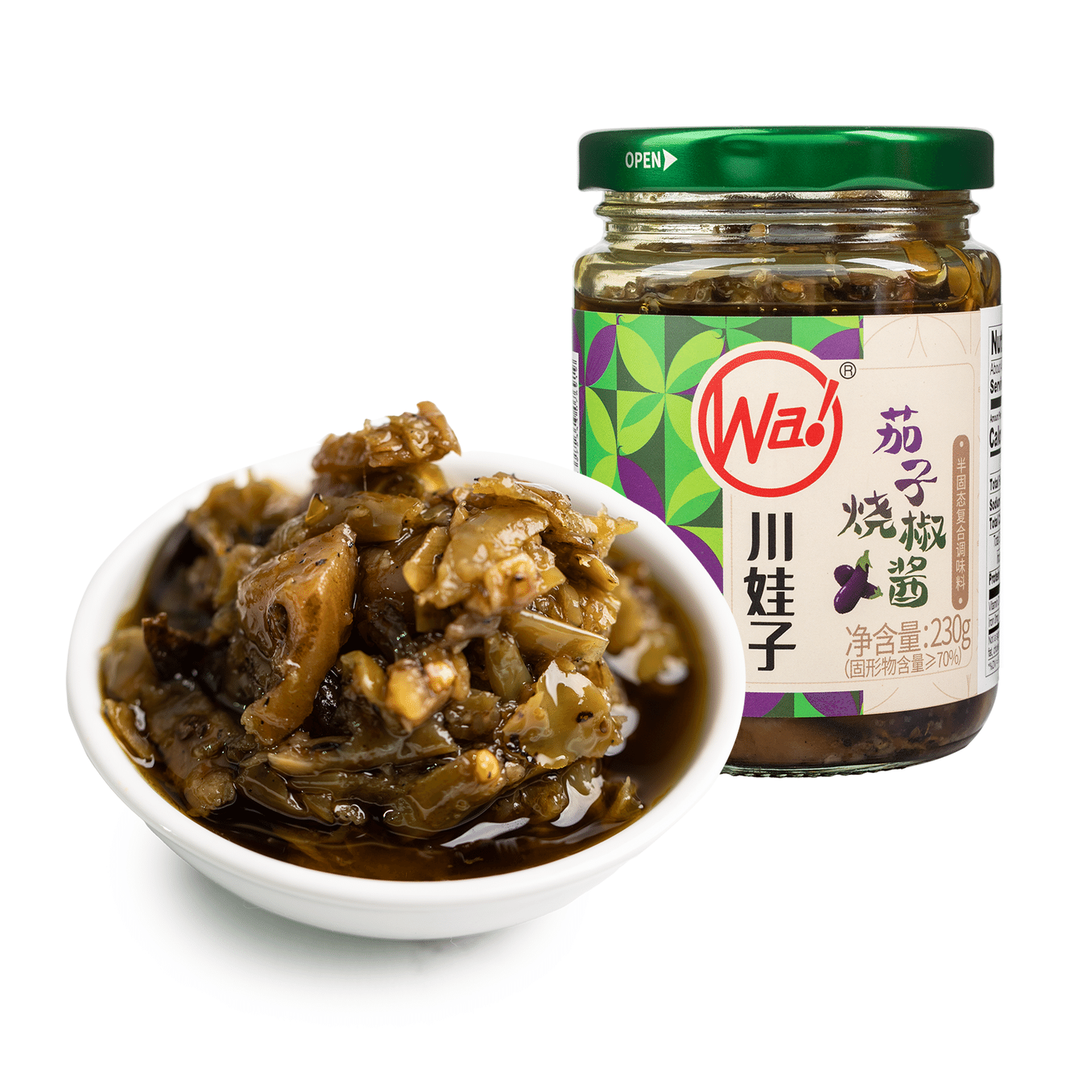 CWZ Roasted Chili Sauce with Eggplant 230 g
