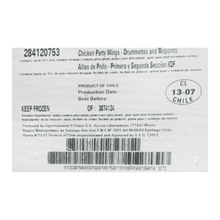 Ariztia IQF Chicken Party Wings Frozen 2.2 lb