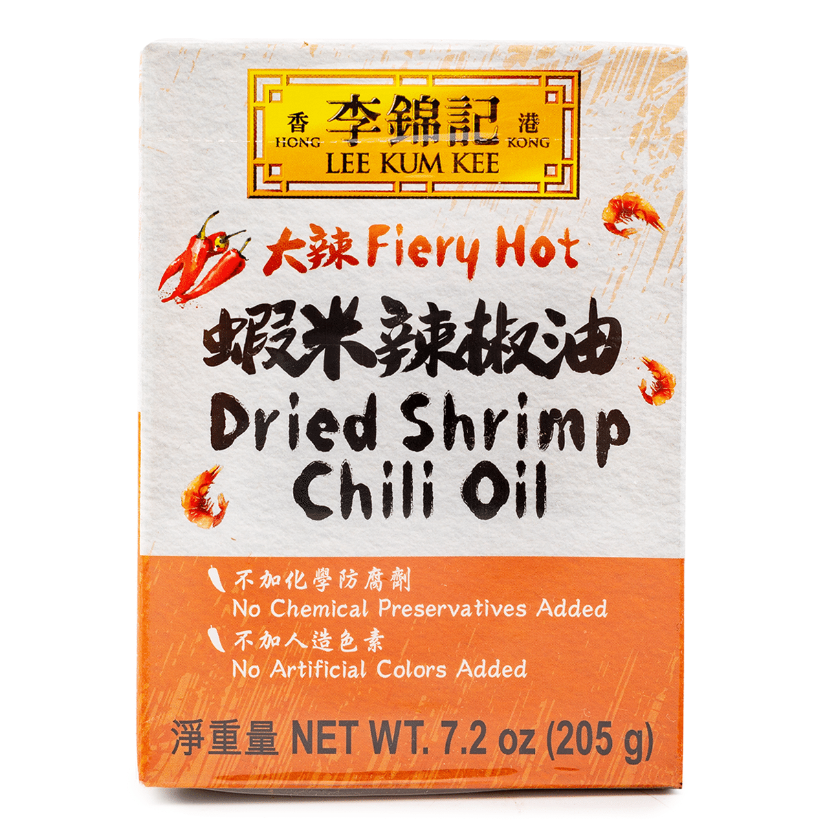 Dầu Ớt Tôm Khô Cay Nồng Lee Kum Kee 7.2 oz