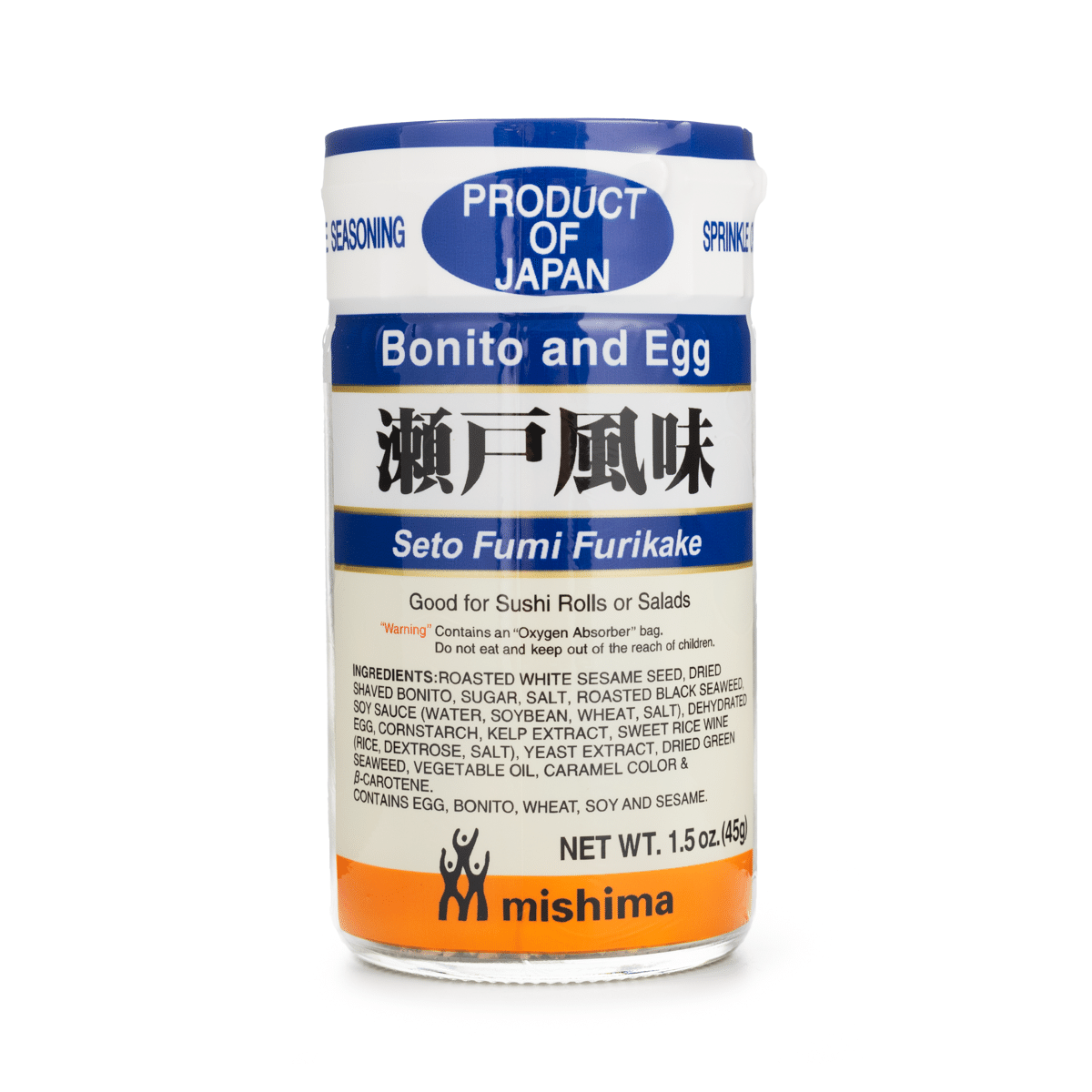 Mishima Furikake Bonito & Egg Rice Seasoning 45 g