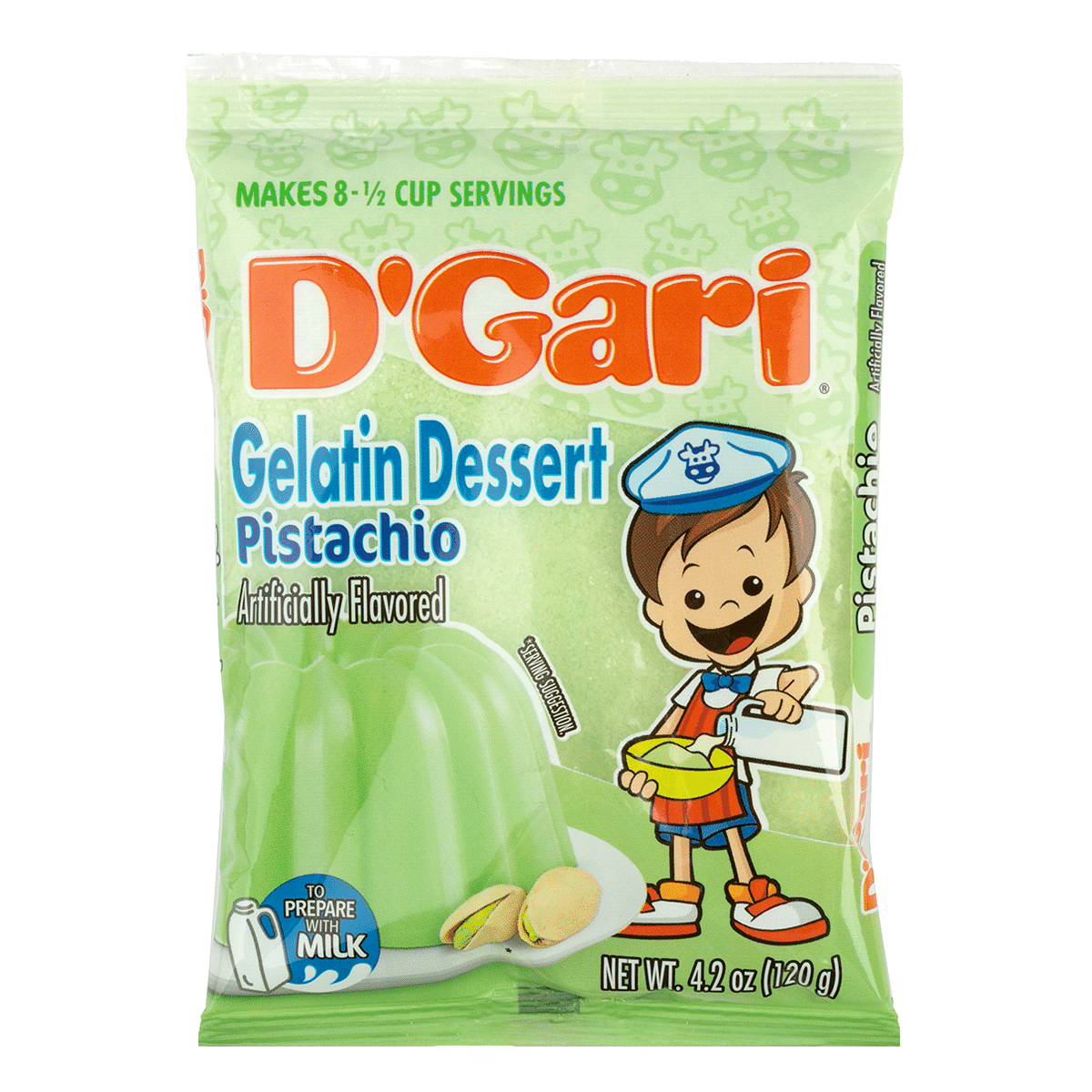 D'Gari Leche Pistacho 4.2 onza(s)
