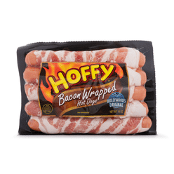 Hoffy Bacon Wrapped Hot Dogs 14 oz