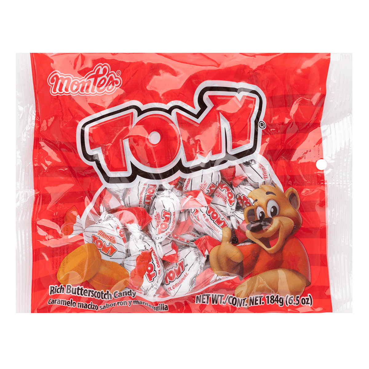 Montes Tomy Caramelo Macizo Sabor Ron Y Mantequilla 6.5 onza(s)