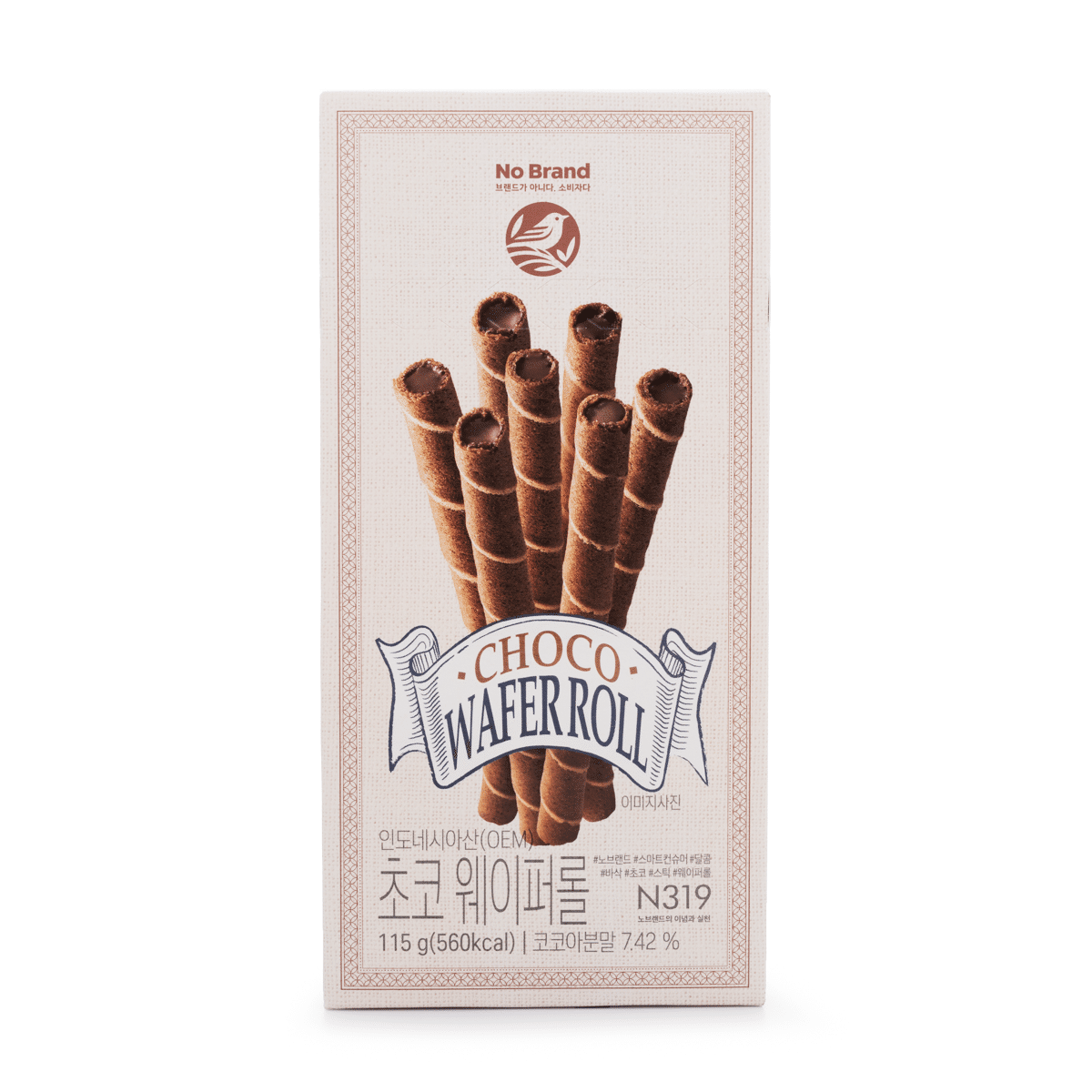 No Brand Chocolate Wafer Roll 115 g
