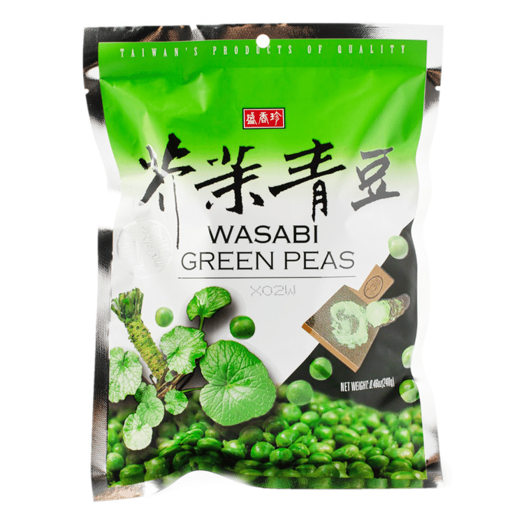 Sheng xiang zhen わさび味グリーンピース 240 グラム - Weee!
