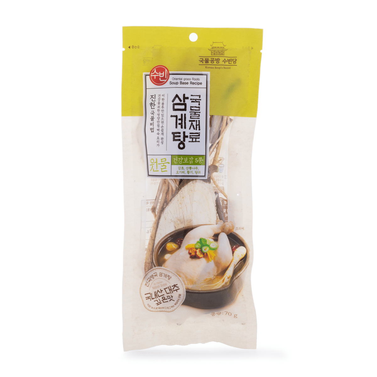 Jayone 수빈 삼계탕 국물 재료 70 그램*50 팩