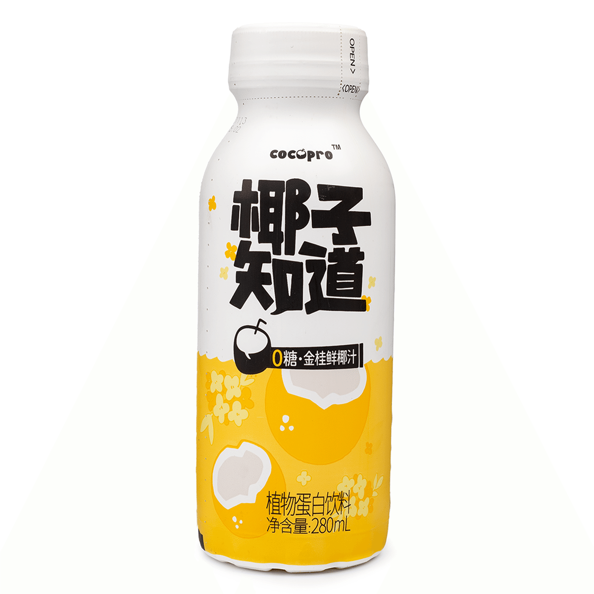 Yezizhidao Sugar-Free Osmanthus Coconut Juice 280 ml