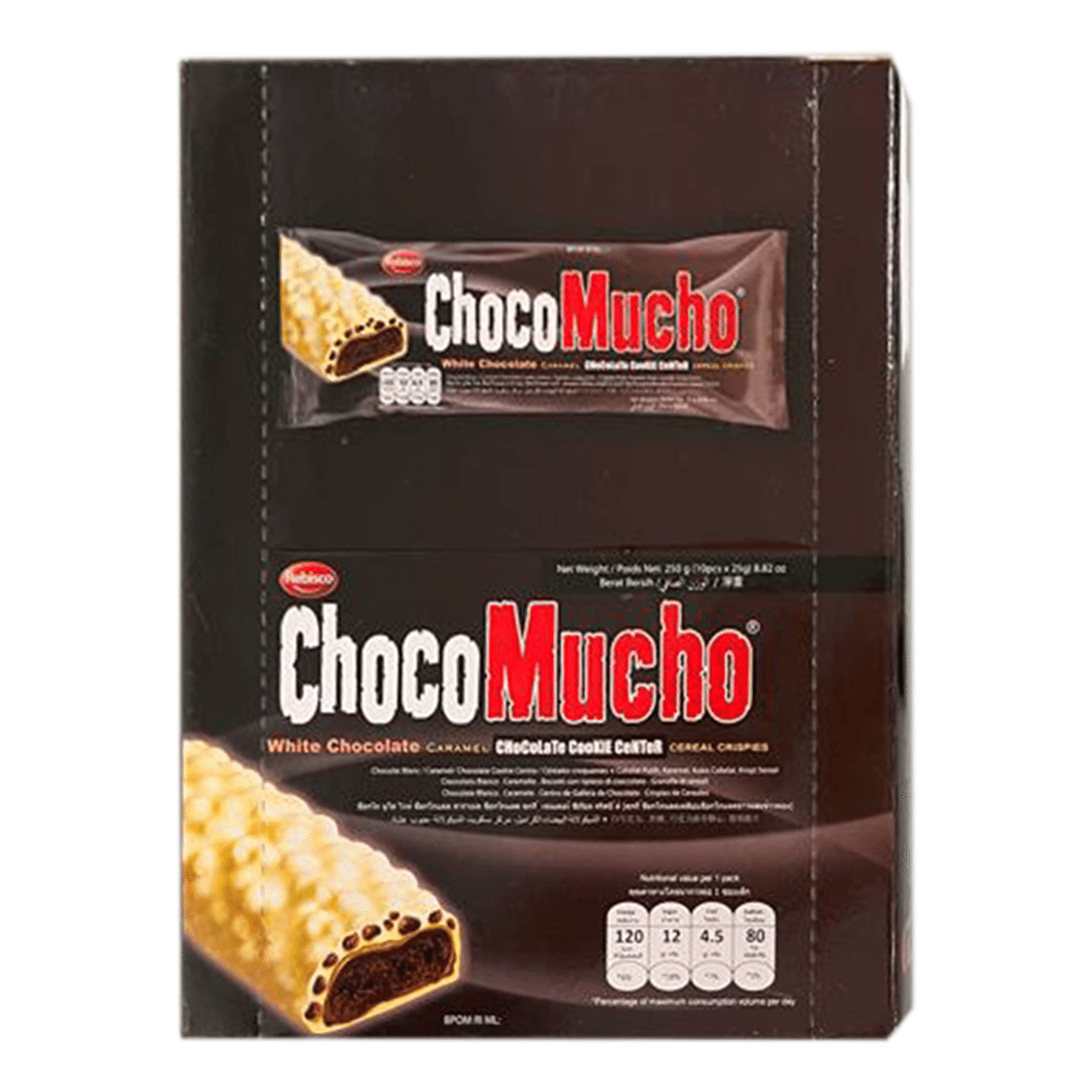 Rebisco Choco Mucho Cookies and Cream Wafer Roll 250 g