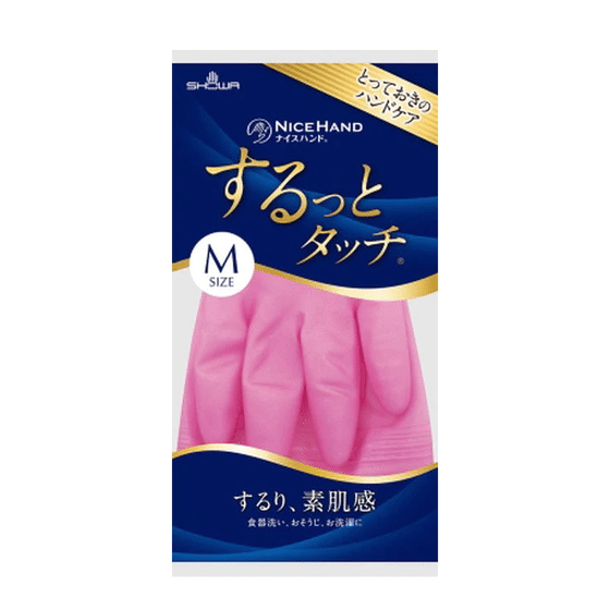 weee_grocery_Showa Japan Nice Hands Gloves Pink, Medium Size 1 each