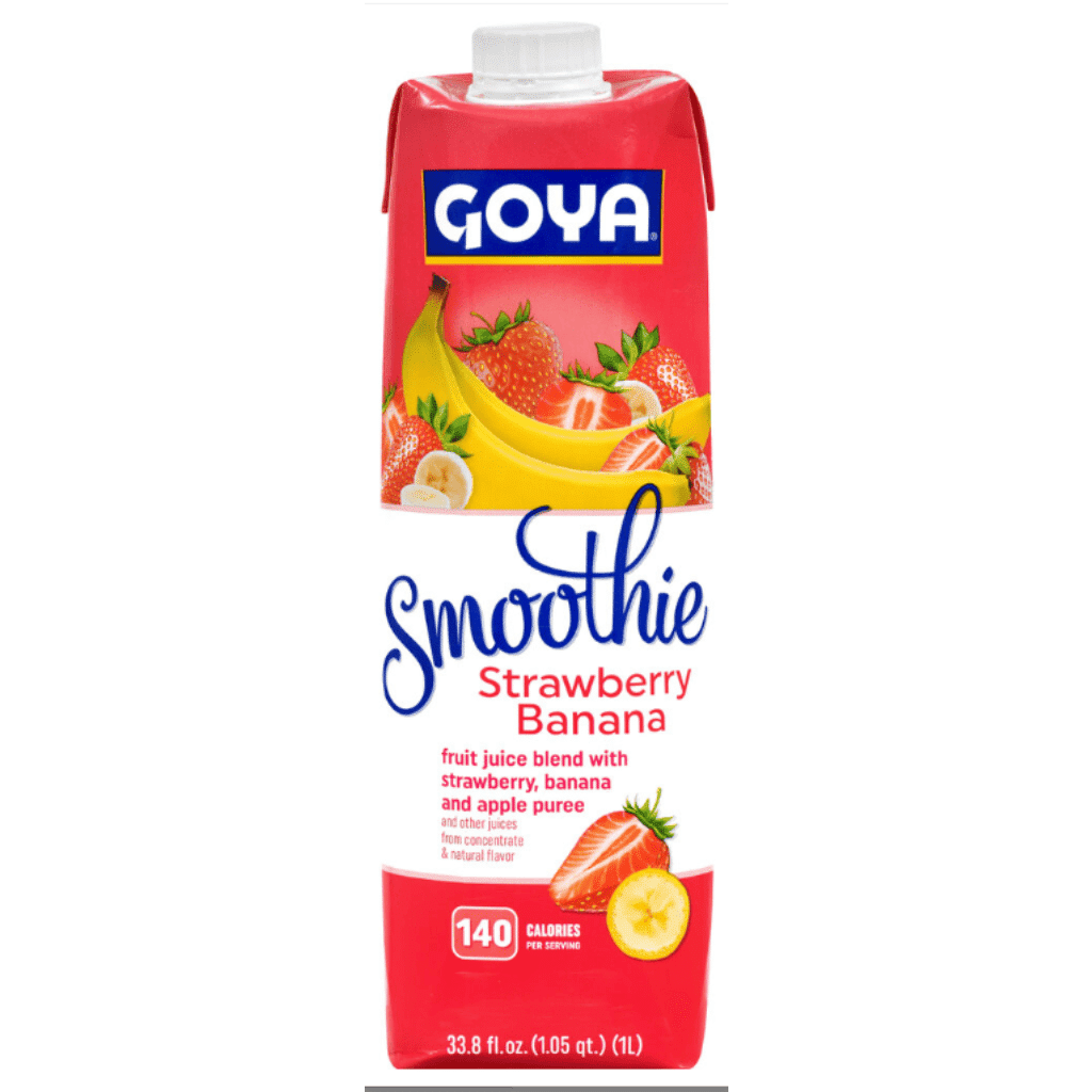 Batida de Banana y Fresa Goya 33.8 onza(s) líquida(s)