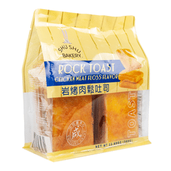 Shu Shu Bakery Rock Toast Chicken Meat Floss Flavor 360 g