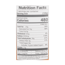 KSF Master Kong Instant Noodle Bowl Hot & Spicy Beef Flavor 108 g