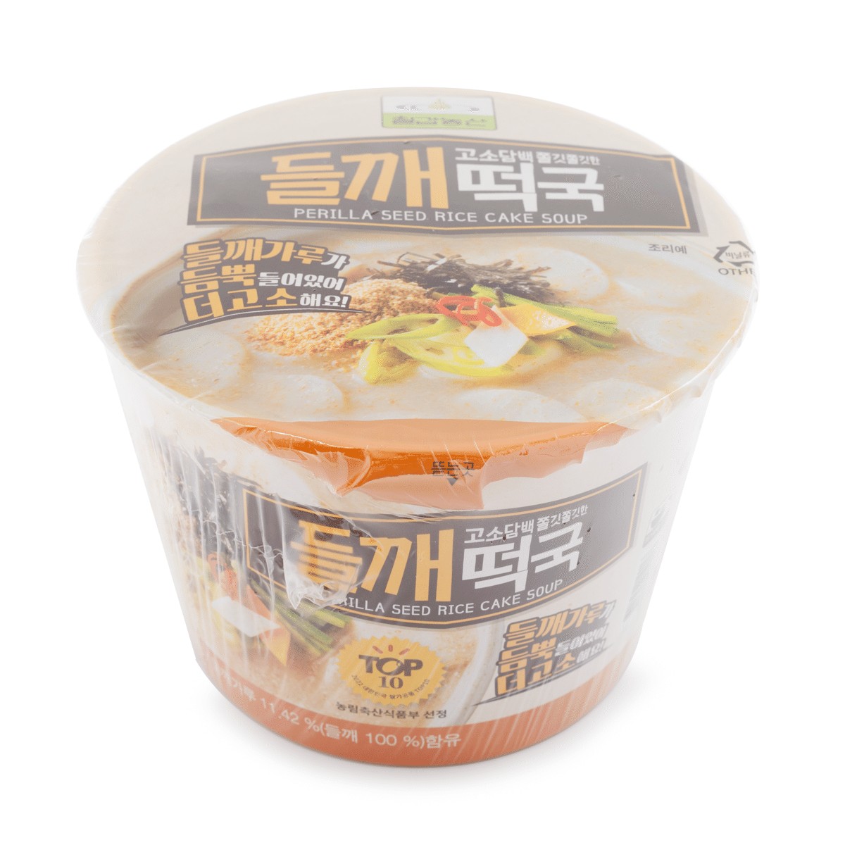 CHILKAP Korean Rice Cake w/Perilla Seed Powder-Cup 219 g